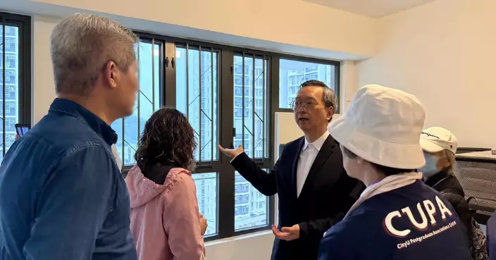 同心救災｜房屋副局長戴尚誠 與災民一同視察房過渡性房屋單位