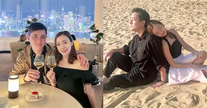 李思欣范振鋒復刻14年前沙灘婚照 恩愛慶祝象牙婚