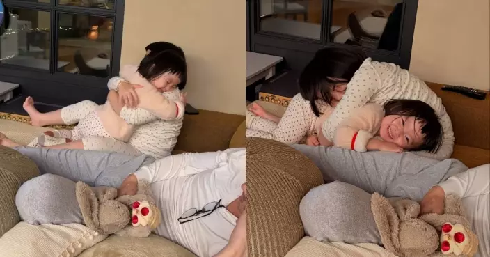 李璨琛兩寶見女熱烈擁抱好有愛 媽媽：下次影爭玩具俾大家睇