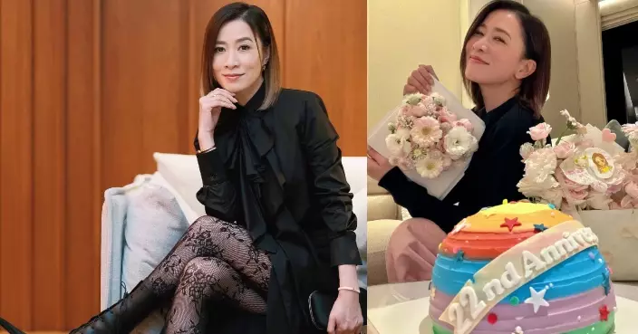 佘詩曼賀影迷會成立22周年 憶22歲憑22吋腰選美入行：「22」一直溫柔地刻在我命運裡