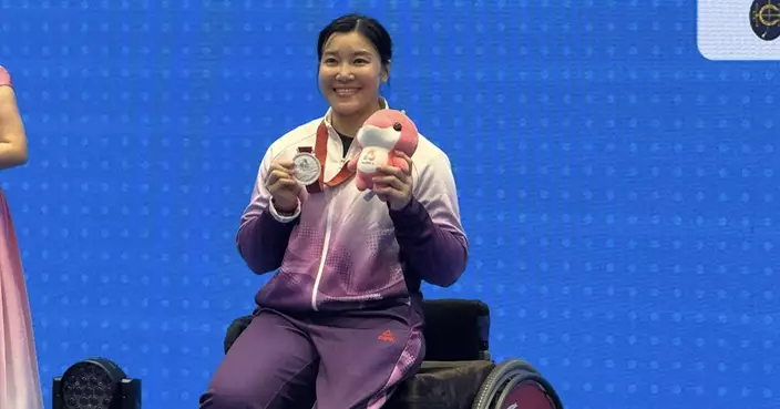 殘特奧會｜個人賽摘銀　余翠怡稱主場比賽有很多觀眾支持增加信心