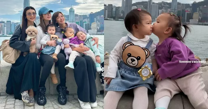 連詩雅梁諾妍黎紀君帶「寶貝」相聚預祝聖誕 Beryl錫錫Camila好可愛
