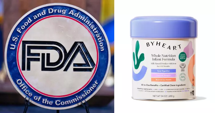 美國藥管局發公報 警告零售商下架涉遭肉毒桿菌污染嬰兒配方奶粉產品