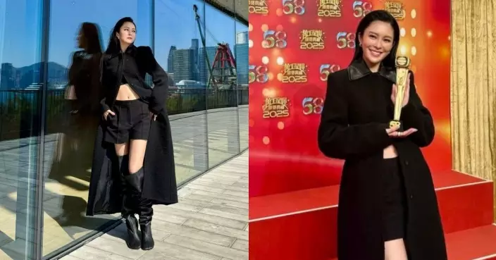 張曦雯晒靚相為自己拉票 全黑造型又型又性感