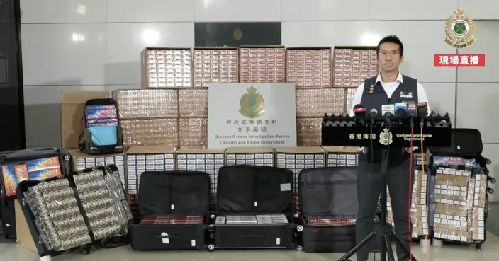 海關搗跨國私煙集團 檢值5600萬私煙拘 61人