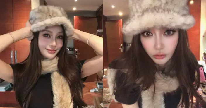 Angelababy煙燻妝還原出道索樣 網民驚呼十年如一日