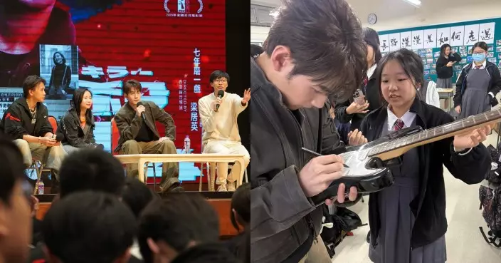 殺手#4｜魏浚笙入校為DSE考生打氣  即場安排同學「試身手」做動作片小演員