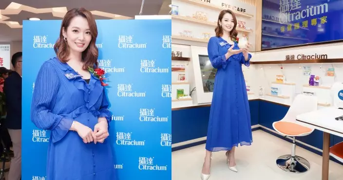 呂慧儀出席攝達荃灣新店開幕 大方分享保健心得