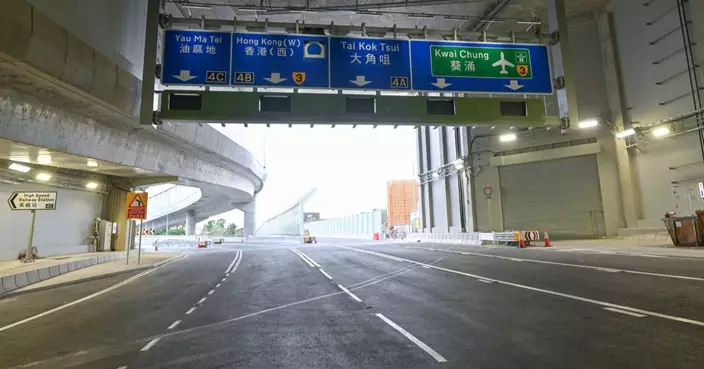 中九龍繞道油麻地段周日通車 當局指使用初期西九龍公路南行偶爾或多車