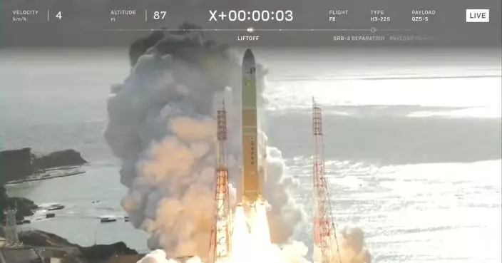 日本發射H3火箭 飛行途中發動機提前停止燃燒