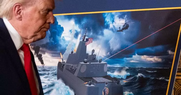 特朗普宣布計劃建造新型特朗普級戰艦 否認針對中國