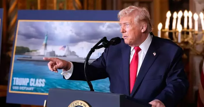特朗普宣布計劃建造新型特朗普級戰艦 否認針對中國