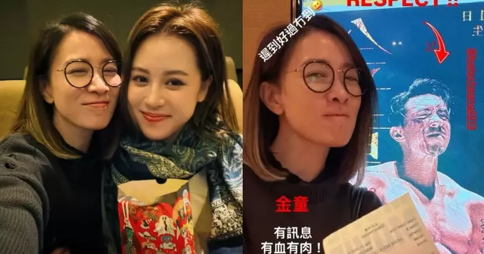 佘詩曼孖靚靚契女過「二人世界」 齊入場撐張繼聰新片《金童》