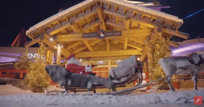 聖誕老人從芬蘭「出發」 啟程環遊世界派禮物