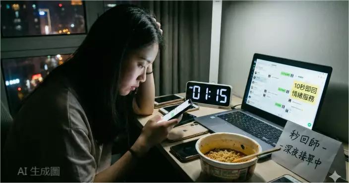 不是心理師也不是客服　10秒即回陪聊天　內地「秒回師」情緒服務明碼標價