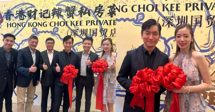 范振鋒夫婦檔北上搵食撐好友餐廳 李思欣甜笑收「買袋」承諾