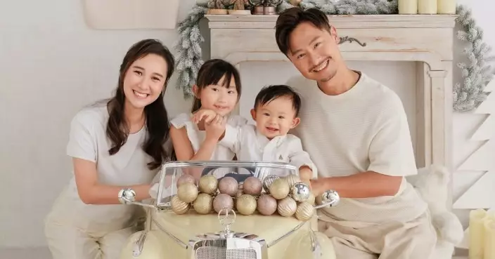 楊潮凱與家人過節享受天倫之樂 分享溫馨家庭照囝囝獲讚型爆