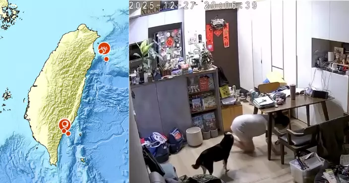 7級地震後 截至早上8時台灣發生1宗有感餘震