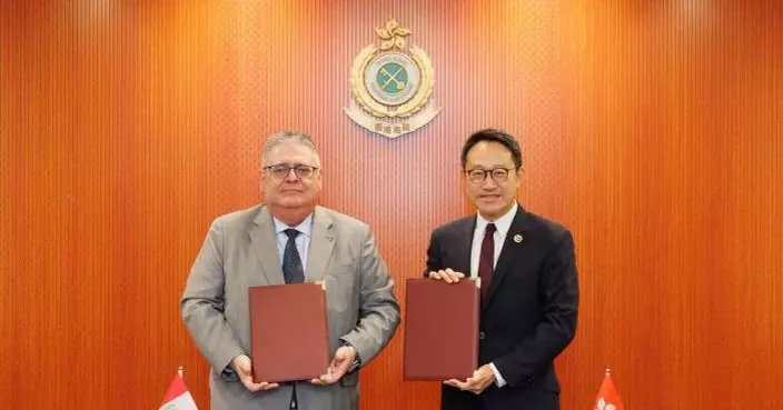 香港海關與秘魯海關簽訂各自認可經濟營運商計劃的互認安排
