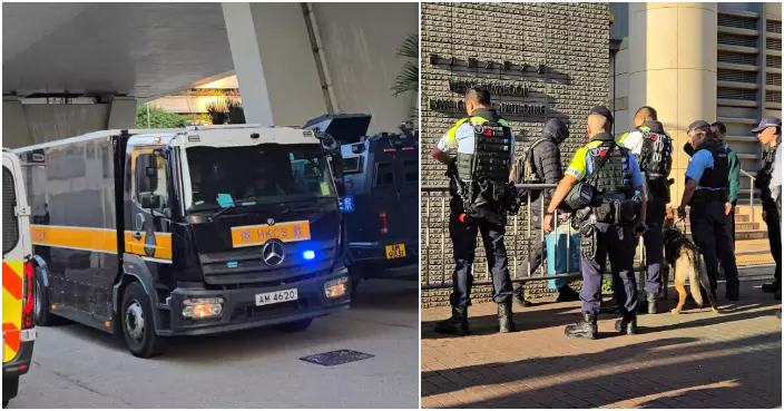 黎智英案|首宗勾結外國勢力案裁決 警方嚴密佈防確保順利進行