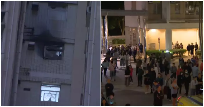 慈雲山慈愛苑單位疑電水煲短路起火　3人不適送院200人需疏散