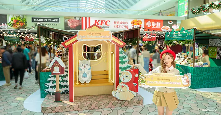 新港城中心聖誕萌貓市集匯聚30間本地小店變身貓奴購物天堂