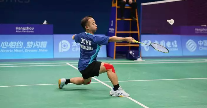 殘特奧會｜羽毛球賽朱文佳及王鎮炎明天爭銅牌