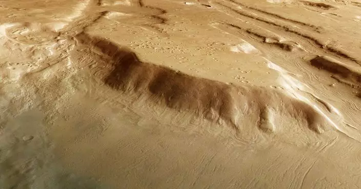 火星冰川痕跡揭示遠古「冷暖交替」氣候劇變