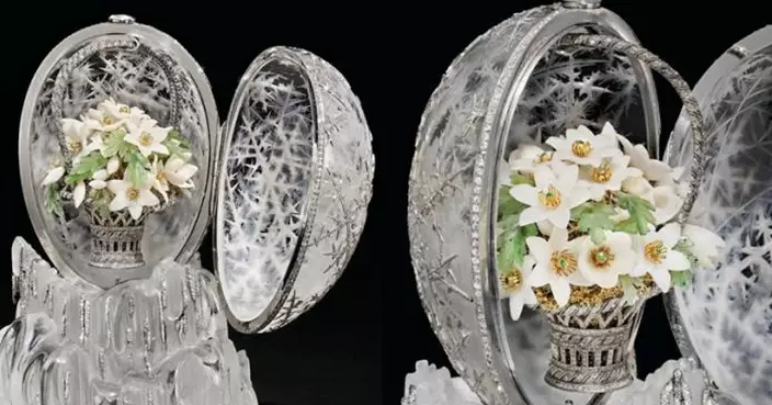 俄皇室絕美「冬之蛋」！鑲4500鑽石   2.3億元成交創紀錄