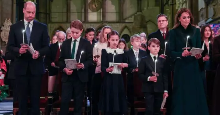 王室聖誕傳統暖心延續！凱特主持頌歌儀式　三萌寶簇擁、威廉相伴溫馨滿載