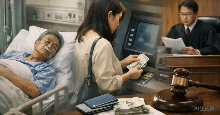 台灣同居伴侶28年反目　癌末住院退休金被清空　法院判返還60萬港元