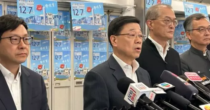 宏福苑五級火｜李家超：為災民及受影響人士提供精神支援工作