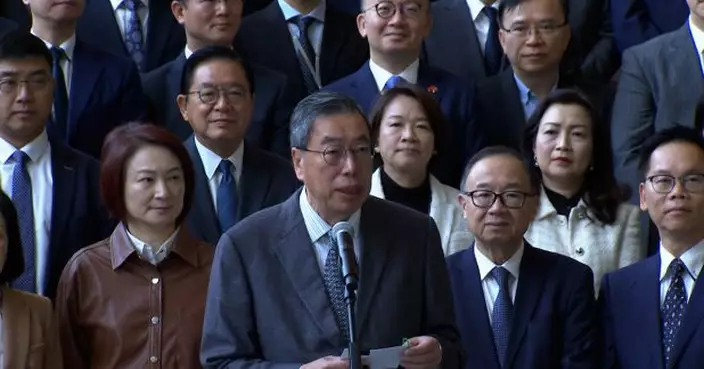 立法會現屆及候任議員見傳媒　梁君彥：議員多交流做到薪火相傳