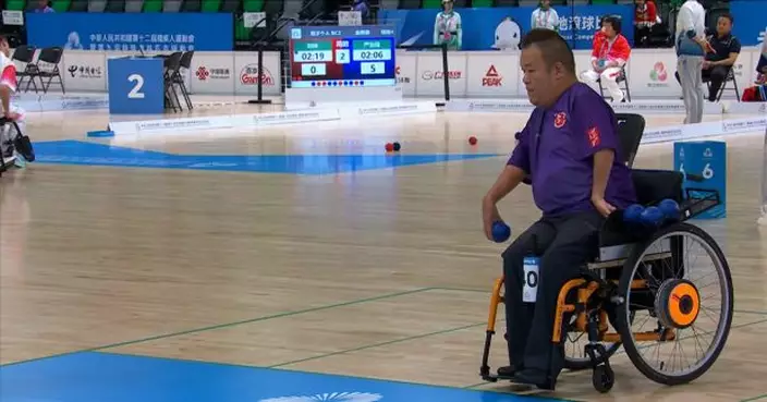 殘特奧會｜硬地滾球港隊BC4梁育榮奪金牌
