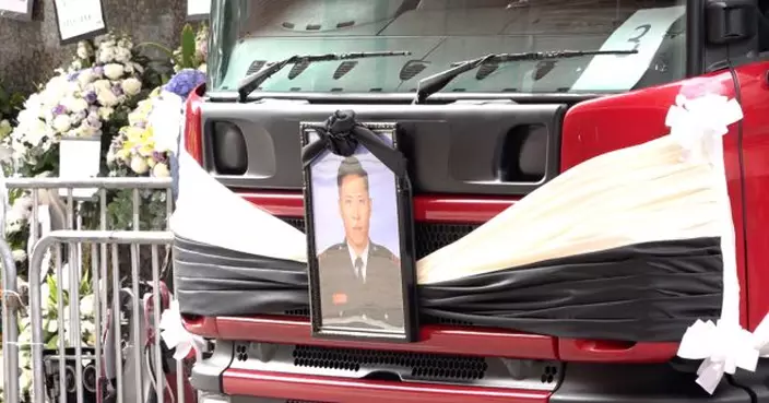 消防處為何偉豪舉行最高榮譽喪禮　靈柩安葬浩園