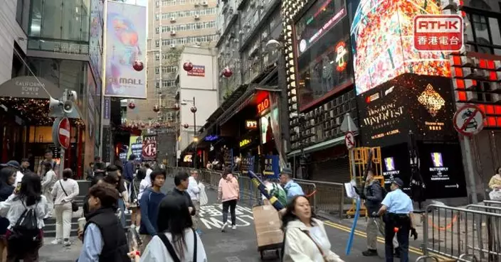 平安夜蘭桂坊一帶封路  港鐵通宵行駛