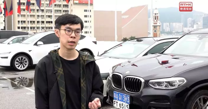 有粵車南下旅客到淺水灣遊覽　稱在港自駕遊可發掘更多地點