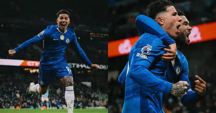 英超曼城被車路士在補時階段逼和1:1