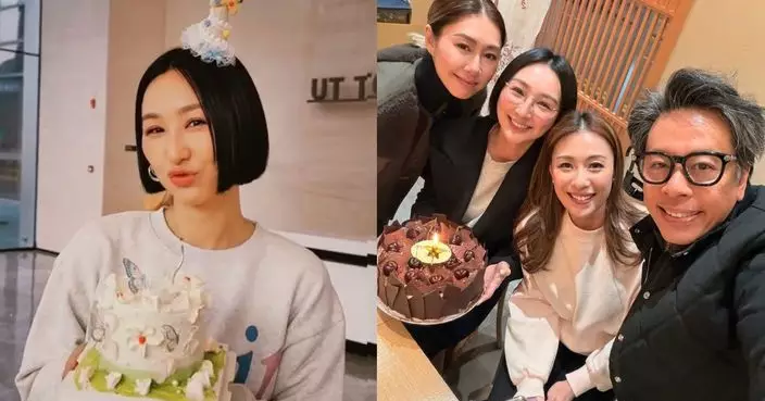 高海寧生日收花收蛋糕 獲高層視后到賀盡顯人緣