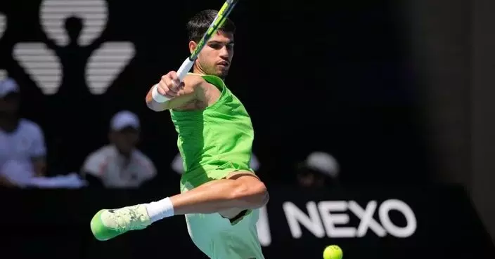 澳洲網球公開賽　艾卡拉斯首次晉級男單4強