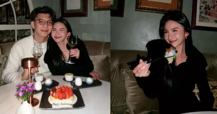 關楓馨與欖球男友慶祝拍拖周年 甜蜜慶祝冧稱「BB」