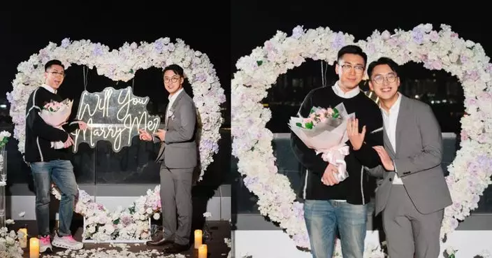 有線主播陳書君訂婚晒巨鑽 甜喊：我的「我願意」毫不猶豫