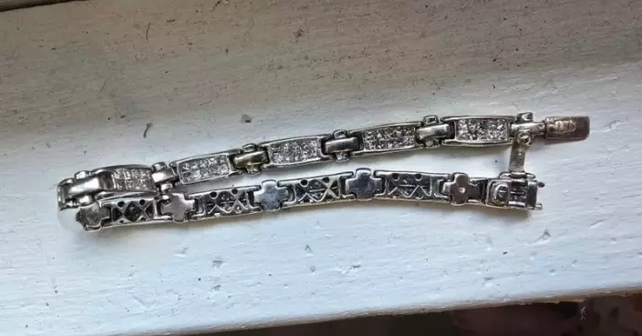 二手店62蚊手袋內襯破洞藏鑽石手鍊  美國女轉售賺近150倍