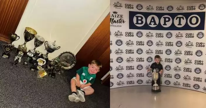 英2歲男童憑士碌架花式擊球創2健力士紀錄 成全球最年輕相關紀錄保持者