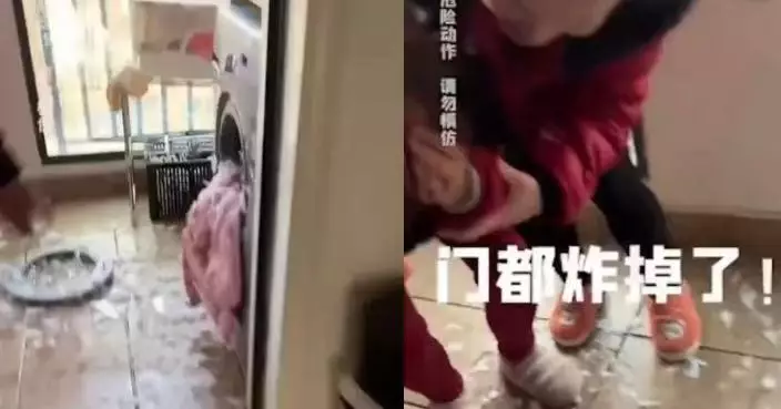 內地女用洗衣機洗羽絨服釀爆炸臉部被炸傷 4正確清洗步驟曝光