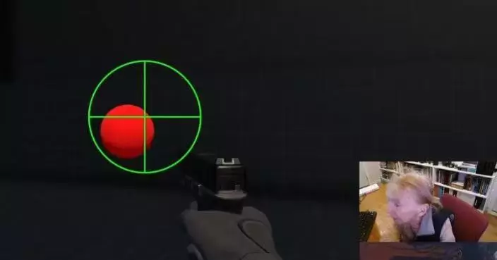 零遊戲經驗視力受損 95歲神射手婆婆挑戰射擊軟件成績力壓逾2萬玩家