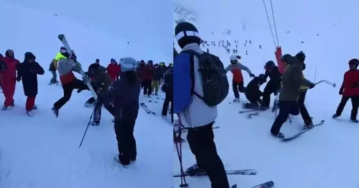 法國知名滑雪勝地爆衝突 滑雪者撞上滑雪板玩家起爭執遭至少6人圍毆