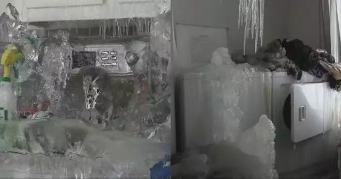 租客外遊關暖氣慳電費釀禍 加拿大公寓水管爆裂全屋結冰變「冰雪城堡」