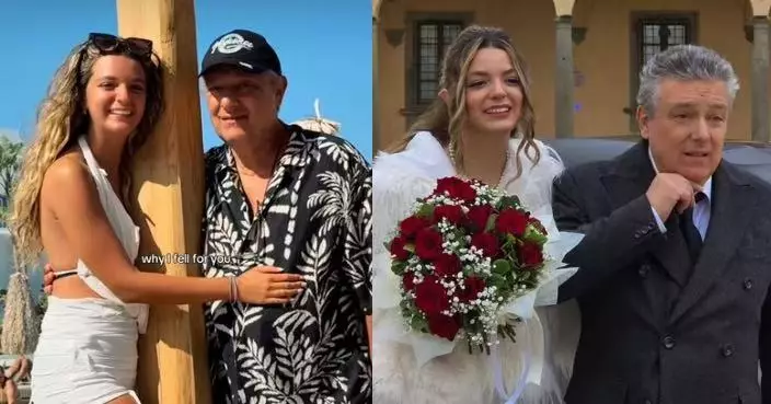 師生戀修正果 22歲意女嫁60歲高中恩師曬舊照惹議 遭質疑為錢結婚？