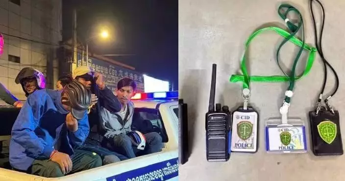 假扮警員街頭非法查車行騙 柬埔寨4男意外攔截正牌警局副局長全數被捕
